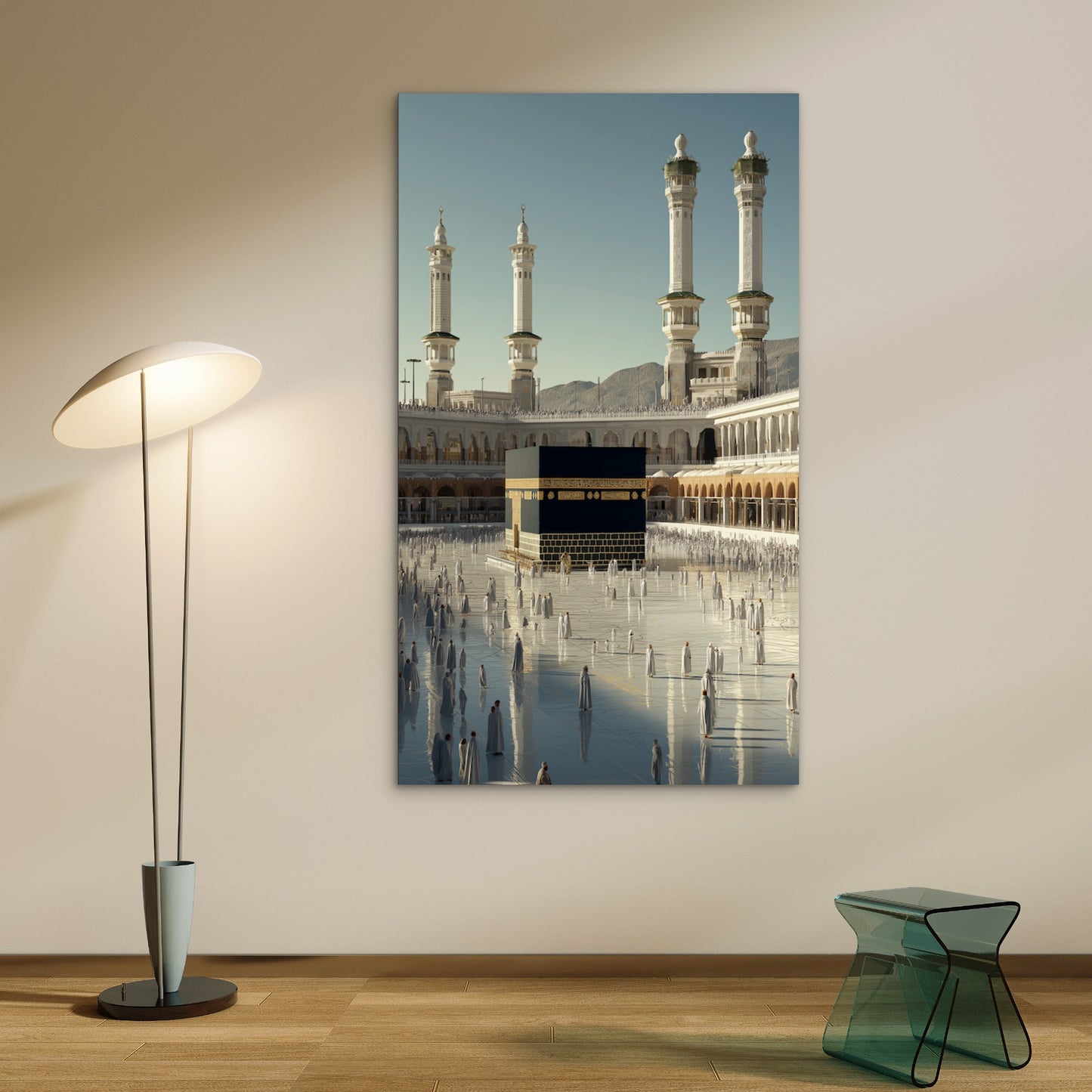 Kaaba Sharif Mecca Vertical Premium Acrylic Islamic Wall Art , Islamic Painting