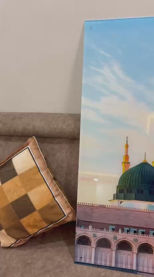 Medina Premium Vertical Acrylic Islamic Wall Art , Islamic Painting - Buy Online | Decor By Neon