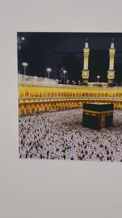 The Kaaba Mecca Sacred Premium Acrylic Islamic Wall Art , Islamic Painting