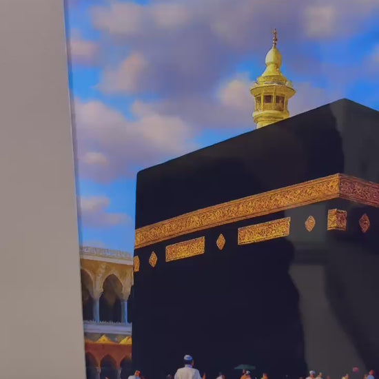 Mecca and Medina Premium Acrylic Islamic Wall Art , Islamic Painting - Buy Online | Decor By Neon