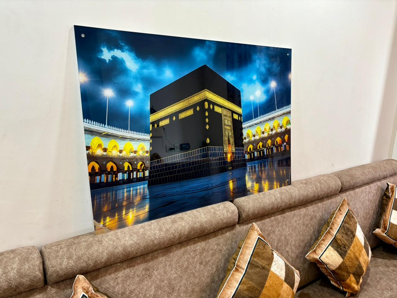 Kaaba Sharif Mecca Sacred Premium Acrylic Islamic Wall Art , Islamic Painting - Buy Online | Decor By Neon