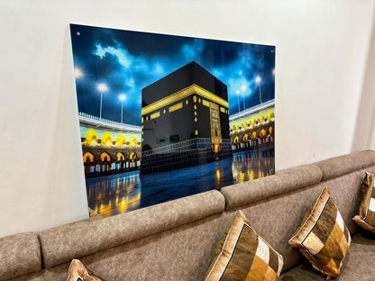 Kaaba Sharif Mecca Sacred Premium Acrylic Islamic Wall Art , Islamic Painting