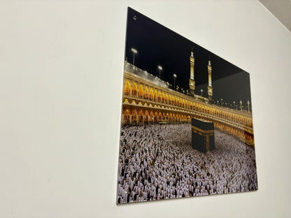 The Kaaba Mecca Sacred Premium Acrylic Islamic Wall Art , Islamic Painting