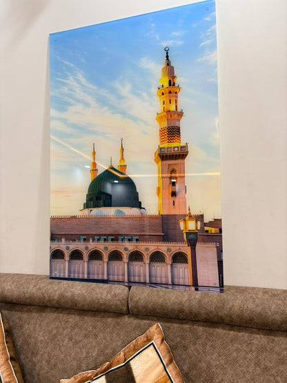 Medina Premium Vertical Acrylic Islamic Wall Art , Islamic Painting