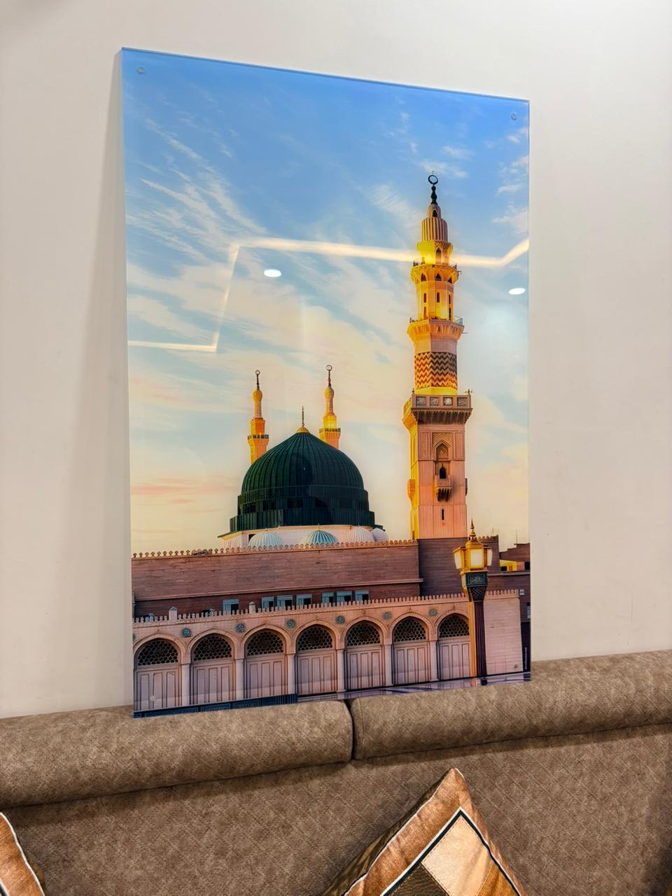 Medina Premium Vertical Acrylic Islamic Wall Art , Islamic Painting - Buy Online | Decor By Neon