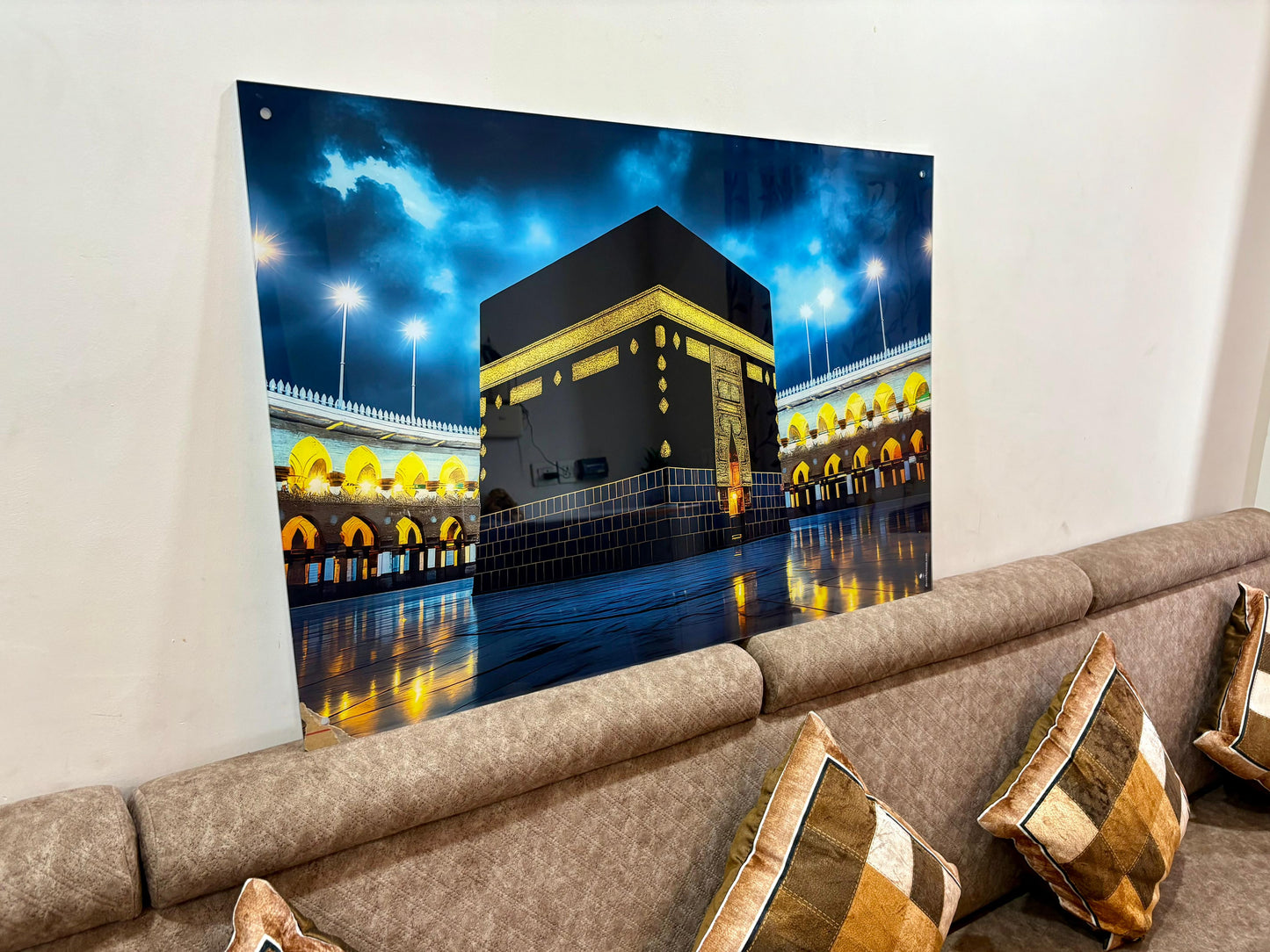 Kaaba Sharif Mecca Sacred Premium Acrylic Islamic Wall Art , Islamic Painting - Buy Online | Decor By Neon