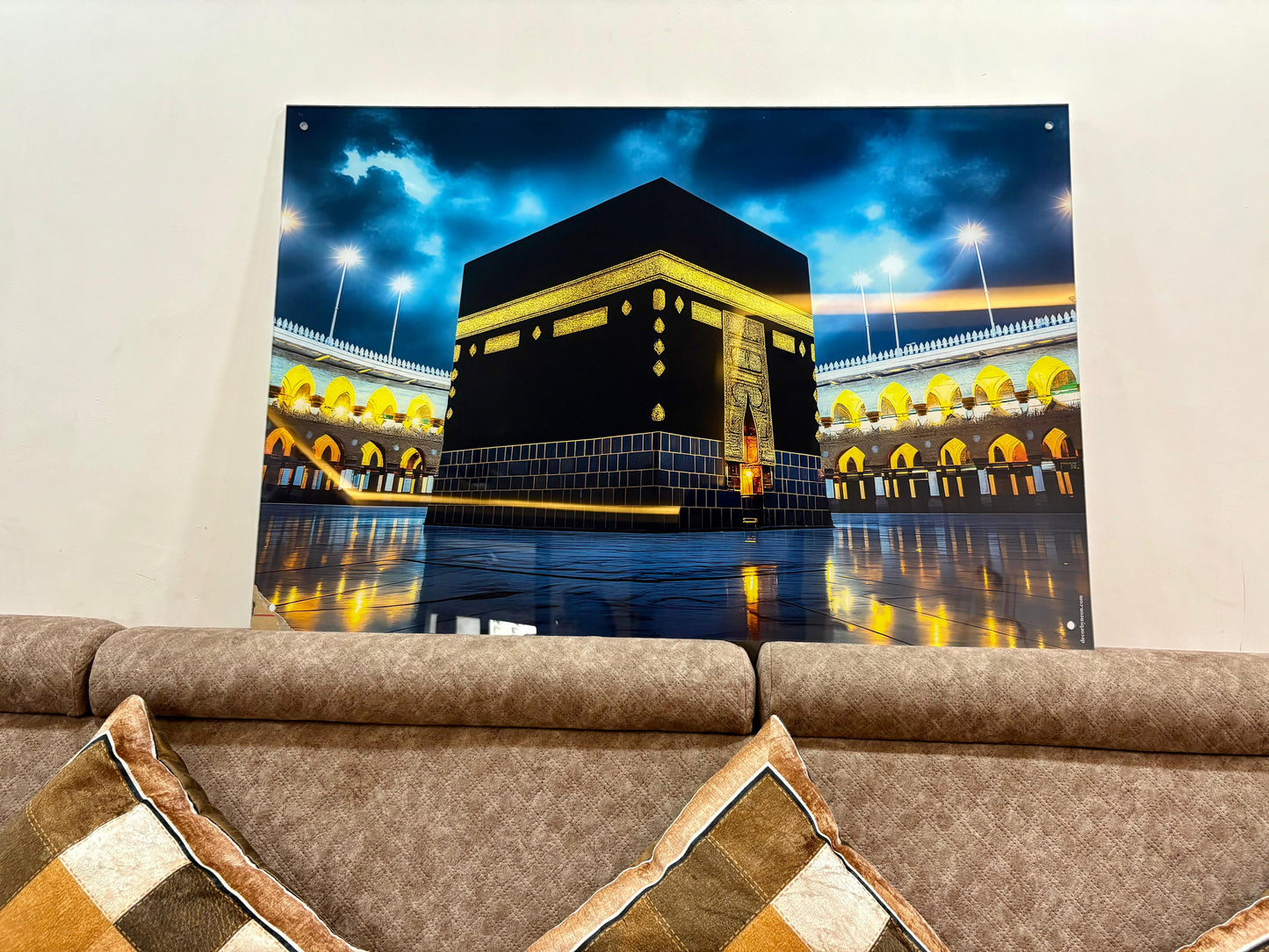 Kaaba Sharif Mecca Sacred Premium Acrylic Islamic Wall Art , Islamic Painting - Buy Online | Decor By Neon