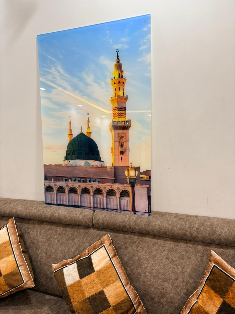 Medina Premium Vertical Acrylic Islamic Wall Art , Islamic Painting - Buy Online | Decor By Neon