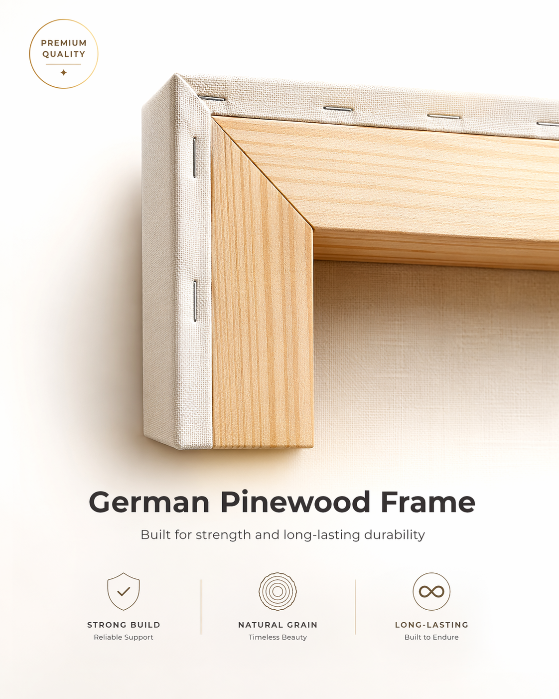 German Pinewood Frame
